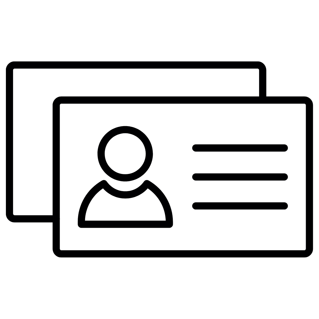 ハガキや名刺のイメージ